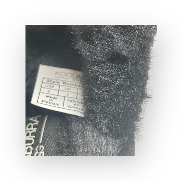 Koolaburra by UGG 𖦹 Comfy Vegan Faux Fuzzy Fur Slide Sandal 𖦹 Black White 𖦹 6 - Picture 6 of 16